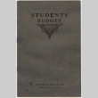 Student Budget Book from Stanford University Bookstore for Wakako Domoto, freshman year at Stanford (ddr-densho-443-201)