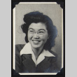 Portrait of woman in a collared shirt (ddr-densho-542-711)