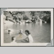 Women and a boy swimming (ddr-densho-298-151)