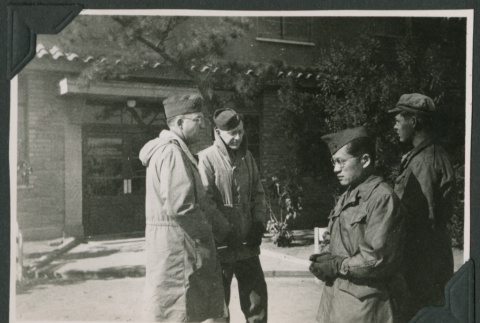 Soldiers outside Repatriation Center (ddr-densho-397-340)