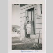 Brothers pose in front of house (ddr-densho-363-65)
