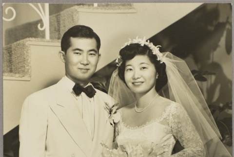 Wedding photograph of George Fukunaga (ddr-njpa-5-616)