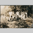 Large group posing by trees (ddr-densho-483-529)