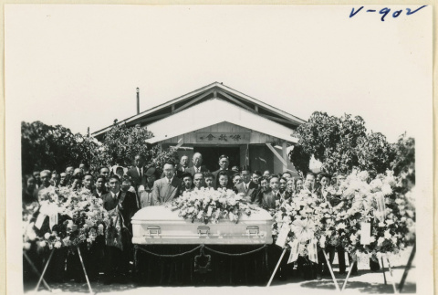 Funeral for Hirai (ddr-densho-37-1857)