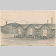 Drawing of the laundry buildings at Tanforan Assembly Center (ddr-densho-392-10)