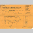 Invoice from The Niles & Moser Cigar Co. (ddr-densho-319-533)
