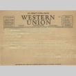 Telegram from Issei man to wife (February 16, 1943) (ddr-densho-140-159)