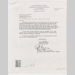 Letter requesting information about when Gentaro and Iku Takahashi will relocated to Detroit (ddr-densho-355-242)