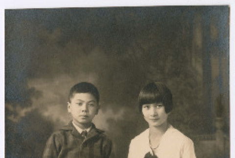 Photo front and back (ddr-densho-483-28-mezzanine-2745adfc78)