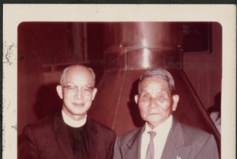Two men, one in clerical collar (ddr-densho-293-189)