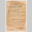 Certificate of the Loss of the Nationality of the United States (ddr-densho-550-40)