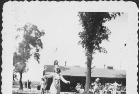 Majorettes performing (ddr-densho-434-405)