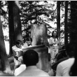 Linda Yemoto speaking at a Lake Sequoia Retreat event (ddr-densho-336-134)