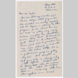 Letter to Rev. Robert Inglis from Mas Wakai (ddr-densho-498-48)