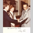 Japanese American man meeting President Jimmy Carter (ddr-densho-72-62)