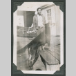 Man standing near dog (ddr-densho-540-52)