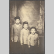 David, Chester Jr. and Gerald Sakura (ddr-densho-523-154)