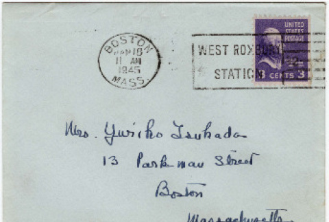 Letter to Yuri Tsukada from Edith Canterbury (ddr-densho-356-399)
