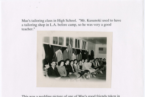 Page with two photos and text (ddr-densho-560-27)