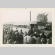 Crowds around a new bus (ddr-densho-37-1267)