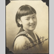 Portrait of Itsuko Tsujikawa (ddr-densho-326-410)