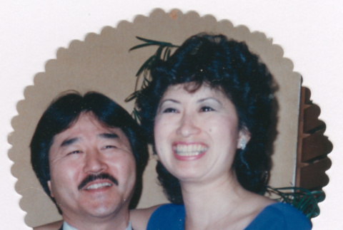 Elaine Shimono and Donald Shimono at celebration (ddr-densho-477-601)