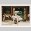 Mitsuye Yabe and Friends Outside a Shrine (ddr-ohs-1-205)