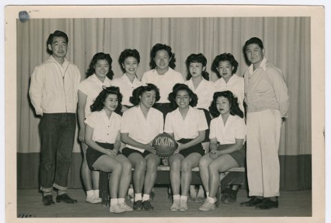Yokums Champ Basketball Team (ddr-ohs-1-86)