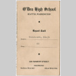 Report Card, O'Dea High School (ddr-densho-355-65)