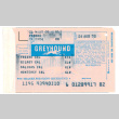Greyhound bus ticket for Fresno to Monterey (ddr-densho-336-592)