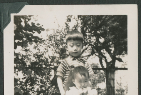 Photo of two children (ddr-densho-355-359)