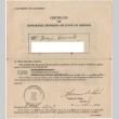 Certificate of Honorable Dismissal or Leave of Absence for Kaneji Domoto (ddr-densho-329-974)
