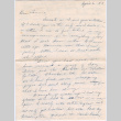 Letter from Ardeane to Tomoye Takahashi (ddr-densho-410-193)