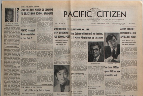 Pacific Citizen, Vol. 78, No. 5 (February 8, 1974) (ddr-pc-46-5)
