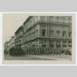 Soldiers marching in city street (ddr-densho-368-99)