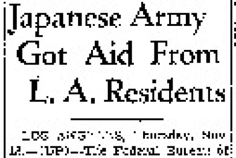 Japanese Army Got Aid From L.A. Residents (November 13, 1941) (ddr-densho-56-514)
