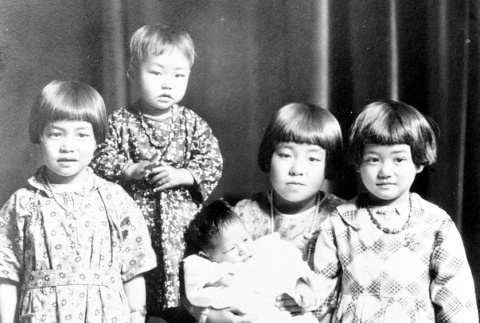Photograph of five children (ddr-densho-76-2)