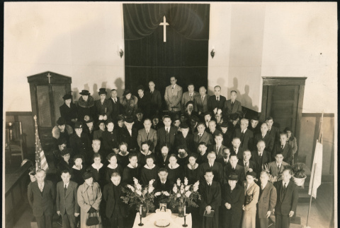 Group photograph at a funeral (ddr-densho-395-58)