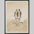two women on rock (ddr-densho-378-789)
