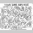 Town Bars Japanese (February 24, 1911) (ddr-densho-56-197)