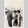 Unknown man, Tomoye Takahashi and Martha Nozawa (ddr-densho-426-221)