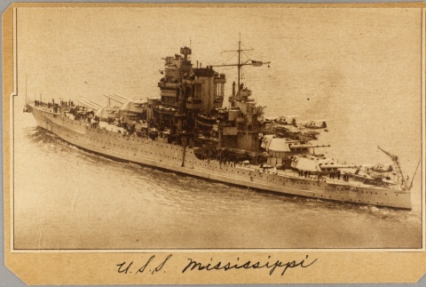 Photo of the USS Mississippi (ddr-njpa-13-100)