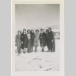 Group of women in the snow (ddr-manz-7-83)