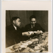 Two men pouring sake (ddr-densho-426-2118)