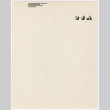 Blank letter head for Concerned Japanese Americans (ddr-densho-352-197)