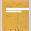 Note with name and address (ddr-densho-424-500)