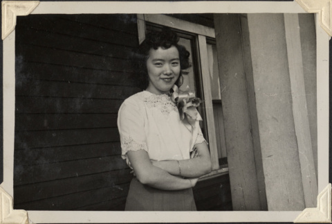 Woman with corsage (ddr-densho-466-914)