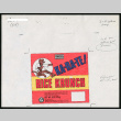 Ka-Ra-Te Rice Krunch mock up label (ddr-densho-499-126)