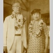 A couple wearing leis (ddr-njpa-1-1781)