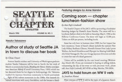 Seattle Chapter, JACL Reporter, Vol. 33, No. 3, March 1996 (ddr-sjacl-1-434)